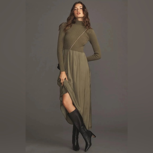 green strapless velvet dress Green Strapless High Slit Draped Velvet Gown
